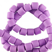 Polymer tube Perlen 6mm - Purple